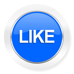 like blue glossy web icon