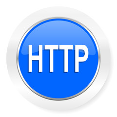 http blue glossy web icon