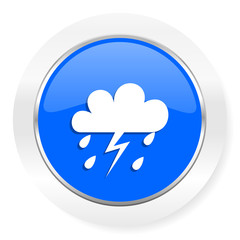 storm blue glossy web icon