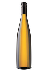 Wine bottle isolated. Vector illustration