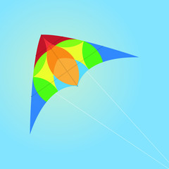 Colorful Kite Isolated On Background