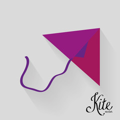 Colorful Kite Isolated On Background