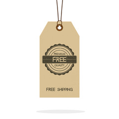 Vintage Style Sale Tags Design Isolated