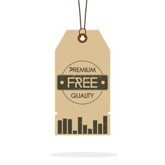 Vintage Style Sale Tags Design Isolated