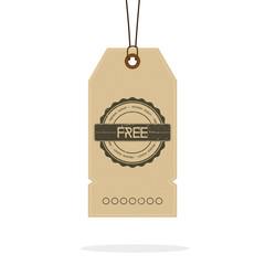Vintage Style Sale Tags Design Isolated