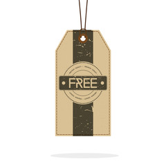 Vintage Style Sale Tags Design Isolated