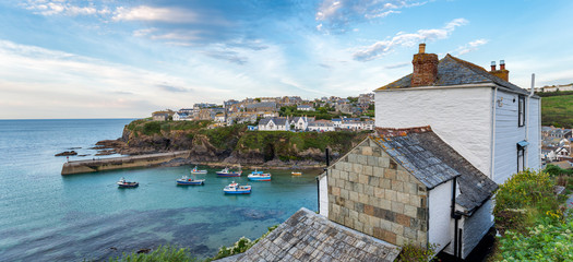 Evening at Port Isaac in Cornwall