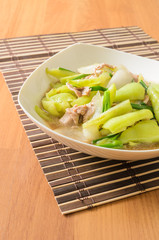 Stir Fried sweet pepper with onion and pork