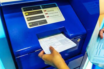 Saving deposit passbook Updating