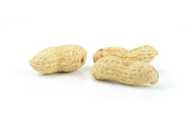 peanuts on white
