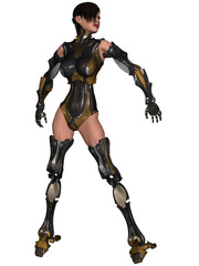Fototapeta premium Female Cyborg