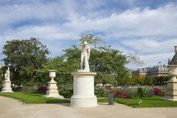 PARIS - OCTOBER 3: View of Tulleries Garden