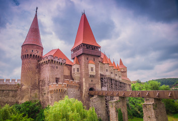 Fototapeta na wymiar Corvins' Castle, Romania