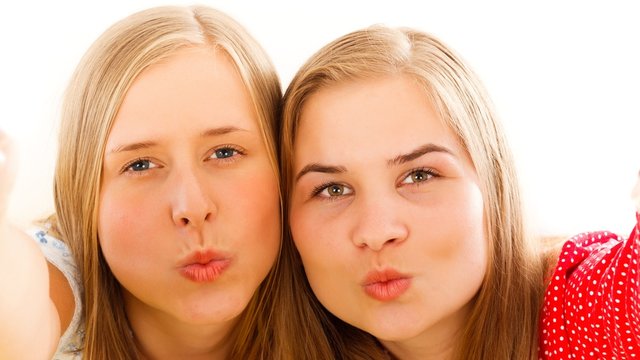Sending a Kiss Selfie
