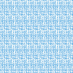 Seamless pattern with numbers for school design. Abstract