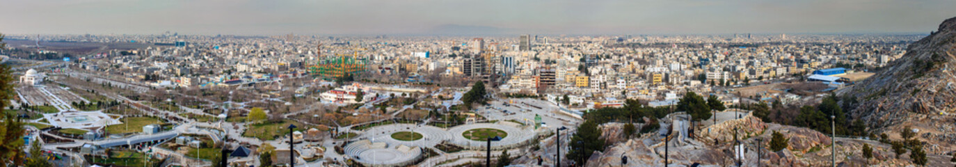 Aerial view of Mashhad, Iran