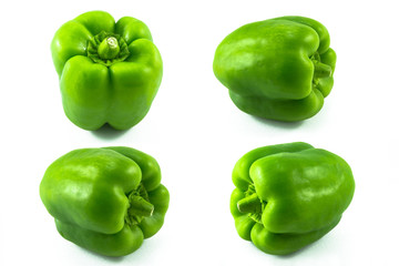 green capsicum isolated