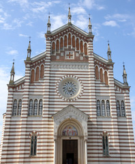 Fototapeta na wymiar church of piazzola sul Brenta in Italy