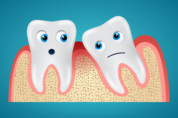 Two tooth and gum hurt