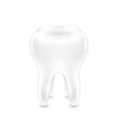 Clean healthy tooth