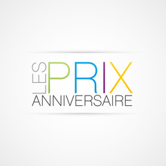 les prix anniversaire