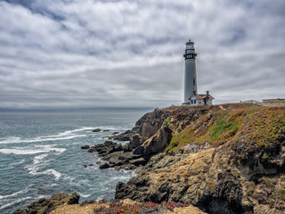 Fototapeta na wymiar California Pigeon point Lighthouse