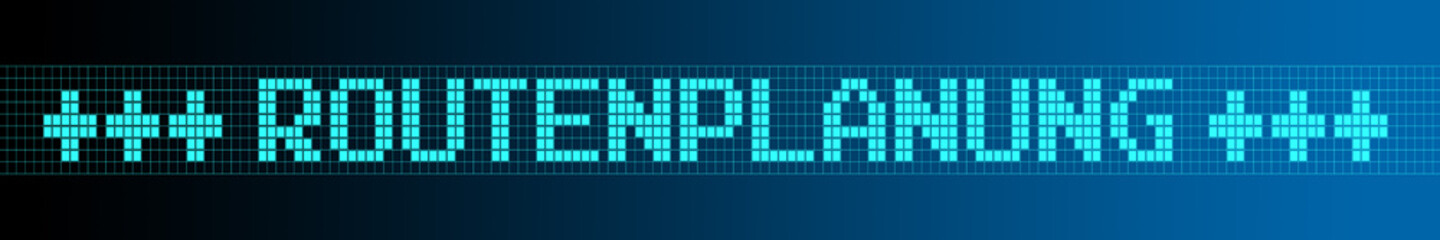 Fototapeta premium Website Banner - Routenplanung - Format 6 zu 1 - g976