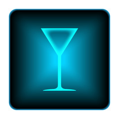 Martini glass icon