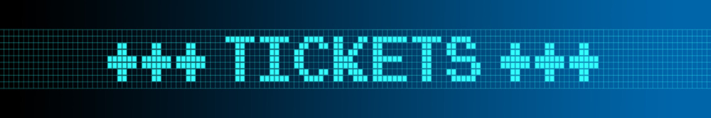 Website Banner - Tickets - Format 6 zu 1 - g987