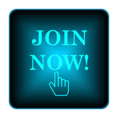 Fototapeta premium Join now icon