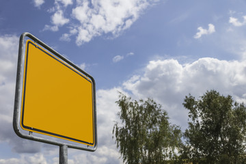 Individualisierbares Ortsschild