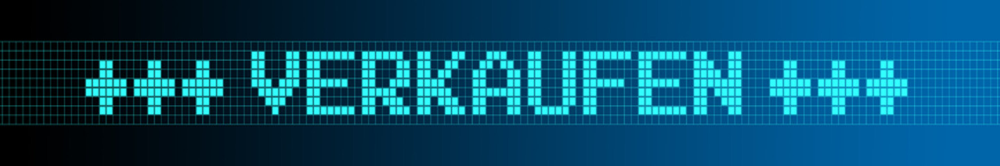 Fototapeta premium Website Banner - verkaufen - Format 6 zu 1 - g1004