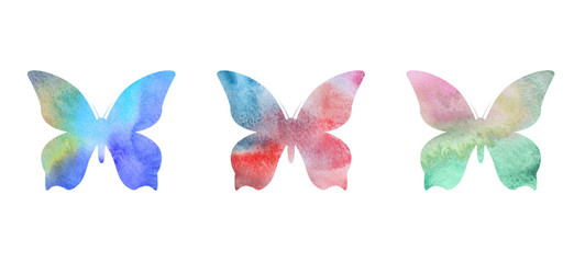 Watercolor butterflies