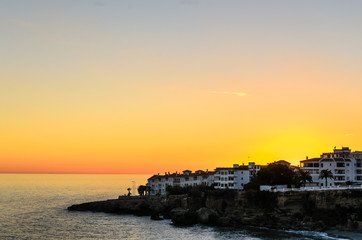 Abendstimmung in Nerja Spanien