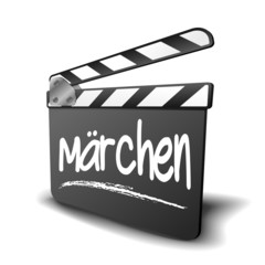 Naklejka premium Filmklappe Märchen