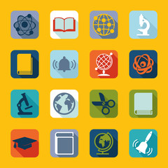 Set of education icons