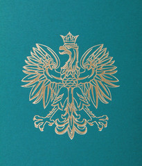 Poland Emblem - eagle with crown