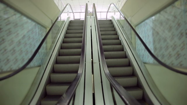 Escalator In Shopping Center 2
