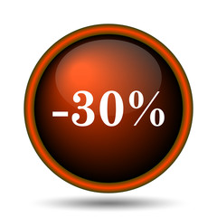 30 percent discount icon