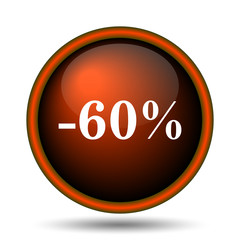 60 percent discount icon