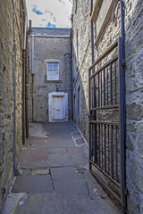 Fototapeta premium Lerwick City,old passage,Scotland