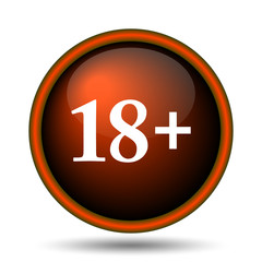 Fototapeta premium 18 plus icon