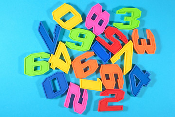 Colorful plastic numbers