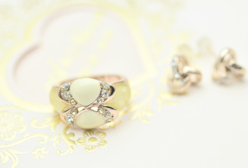 Couple of Wedding Rings on work flow