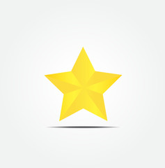Obraz premium Gold-star-vector-icon