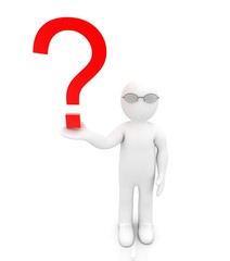 3D people (question mark)