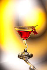 Red cocktail