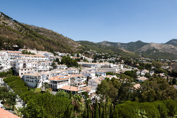Fototapeta na wymiar Andalusian white villages in Spain