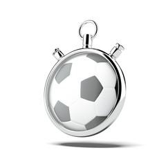 Stopwatch with soccer ball