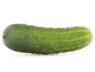 Cucumber vegetable  isolated on white background cutout